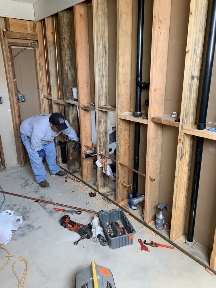 Commercial rough-in plumbing for Water Heater Replacement in Lotts Crossroads